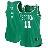 Kyrie Irving #11 Boston Celtics Women's Kelly Green Fast Break Tank Jersey