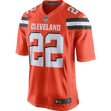 Jabrill Peppers #22 Cleveland Browns Youth Orange Player Game Jersey