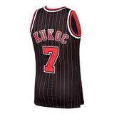 Toni Kukoc #7 Chicago Bulls Black 1995-96 Hardwood Classics Mens Swingman Jersey