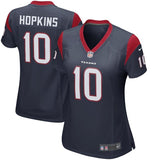 DeAndre Hopkins #10 Houston Texans Women's Navy Game Jersey