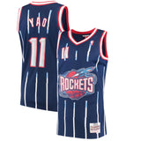 Yao Ming #11 Houston Rockets Navy 2002-03 Hardwood Classics Mens Swingman Jersey