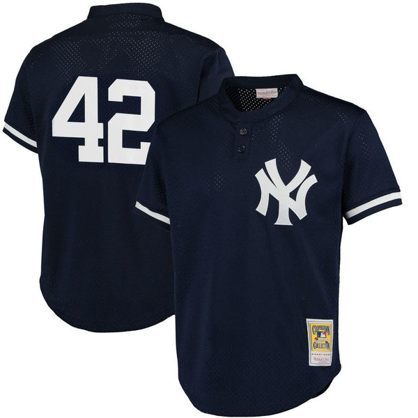 Mariano Rivera New York Yankees Navy Cooperstown Mesh Batting Practice Jersey