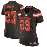 Joe Haden #23 Cleveland Browns Women's Brown Limited Jersey