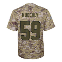 Luke Kuechly #59 Carolina Panthers Youth Camo Salute to Service Game Jersey