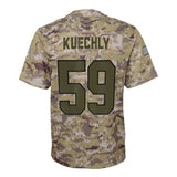 Luke Kuechly #59 Carolina Panthers Youth Camo Salute to Service Game Jersey