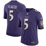 Joe Flacco #5 Baltimore Ravens Youth Purple Speed Machine Limited Player Jersey