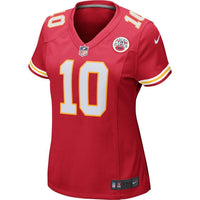 Tyreek Hill #10 Kansas City Chiefs Women's Red Game Jersey