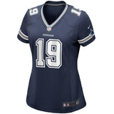 Amari Cooper #19 Dallas Cowboys Women's Navy Game Jersey