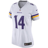 Stefon Diggs #14 Minnesota Vikings Women's White/Purple Game Jersey