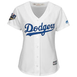 Max Muncy #13 Los Angeles Dodgers Women's White 2018 World Series