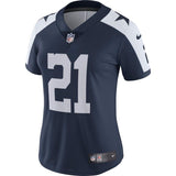 Ezekiel Elliott #21 Dallas Cowboys Women's Navy Alternate Vapor Untouchable