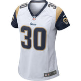 Todd Gurley II #30 Los Angeles Rams Women's White/Navy Player Game Jersey