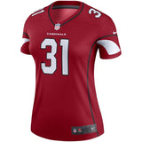 David Johnson #31 Arizona Cardinals Women's Cardinal Legend Jersey
