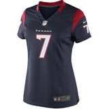 Case Keenum #7 Houston Texans Women's Navy Blue Limited Jersey