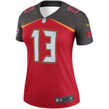 Mike Evans #13 Tampa Bay Buccaneers Women's Red Legend Jersey