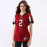Matt Ryan #2 Atlanta Falcons Women's Red Game Jersey