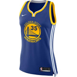 Kevin Durant #35 Golden State Warriors Women's Blue  - Icon Edition