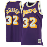 Magic Johnson #32 Los Angeles Lakers 1984-85 Hardwood Classics Mens Swingman Jersey