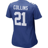 Landon Collins #21 New York Giants Women's Royal/White Game Jersey