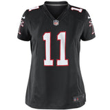 Julio Jones #11 Atlanta Falcons Women's Black/Red Alternate Game Jersey