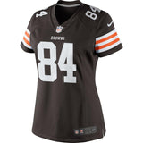 Jordan Cameron #84 Cleveland Browns Historic Logo Women's Brown
