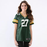 Eddie Lacy #27 Green Bay Packers Women's Green Game Jersey
