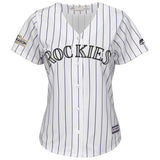 Greg Holland #56 Colorado Rockies Women's White 2017 Postseason