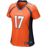 Brock Osweiler #17 Denver Broncos Women's Orange Game Jersey