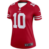 Jimmy Garoppolo #10 San Francisco 49ers Women's Scarlet Legend Jersey