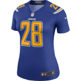 Melvin Gordon III #28 Los Angeles Chargers Women's Royal Color Rush Legend Jersey