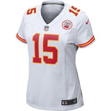 Patrick Mahomes #15 Kansas City Chiefs Women's White Player Game Jersey