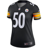 Ryan Shazier #50 Pittsburgh Steelers Women's Black Legend Jersey