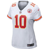 Tyreek Hill #10 Kansas City Chiefs Women's White Game Jersey