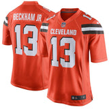 Odell Beckham Jr #13  Cleveland Browns Brown Game Jersey Hot 2019