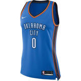 Russell Westbrook #0 Oklahoma City Thunder Women's Blue - Icon Edition