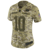 Jimmy Garoppolo #10 San Francisco 49ers Women's Camo Salute to Service Limited Jersey