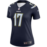 Philip Rivers #17 Los Angeles Chargers Women's Navy Legend Jersey