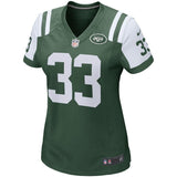 Jamal Adams #33 New York Jets Women's Green Game Jersey