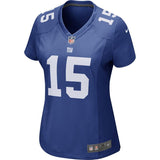 Brandon Marshall #15 New York Giants Women's Royal Game Jersey