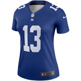 Odell Beckham Jr #13 New York Giants Women's Royal Legend Jersey