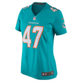Kiko Alonso #47 Miami Dolphins Women's Aqua/White New 2018 Game Jersey