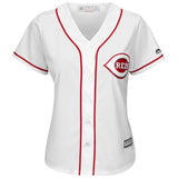 Matt Kemp #27 Cincinnati Reds Women's White Home Cool Base Player Jersey