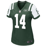 Sam Darnold #14 New York Jets Women's Green Game Jersey