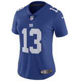 Odell Beckham Jr #13 New York Giants Women's Royal Vapor Untouchable Limited Player Jersey