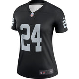 Marshawn Lynch #24 Oakland Raiders Women's Black Legend Jersey