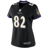 Torrey Smith #82 Baltimore Ravens Women's Black Game Jersey