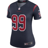 J.J. Watt #99 Houston Texans Women's Navy Color Rush Legend Jersey