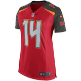 Ryan Fitzpatrick #14 Tampa Bay Buccaneers Women's Red Player Game Jersey