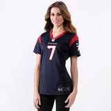 Brian Hoyer #7 Houston Texans Women's Navy Game Jersey
