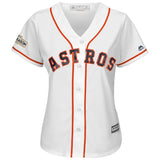 George Springer #4 Houston Astros Women's White 2017 Postseason